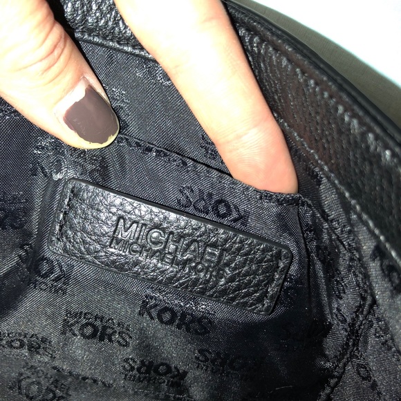 Michael Kors Shoulder Bag/Clutch in Black Leather - Picture 6 of 7